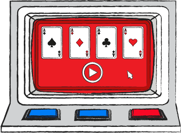I video poker er der ret store udsving i tilbagebetalingsprocenten. Den laveste er omkring 95 procent og i de bedste tilfælde ligger den over 100 procent.