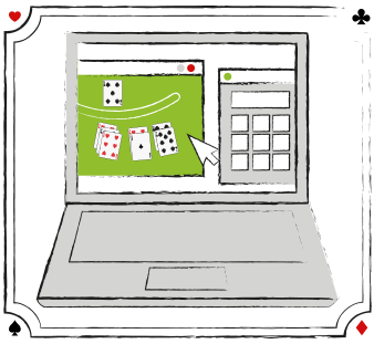 Spillereglerne i blackjack er ikke altid de samme på de forskellige online casinoer. Undersøg forholdene grundigt, før du går i gang