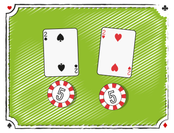 Reglerne for deling af par i blackjack er ret simple. Når du får to kort med den samme værdi, så må du dele dem i to nye hænder.