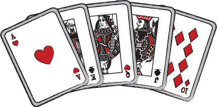 I video poker kan der gå lange perioder uden at man får en Royal Flush, ofte længere end sandsynligheden dikterer.