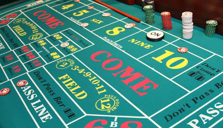 craps-bord