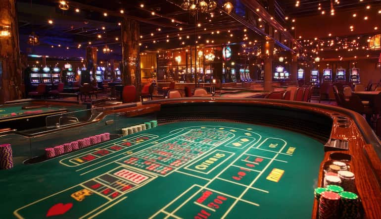 crapsbord på casino