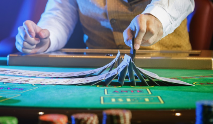 casino dealer, der blander kort