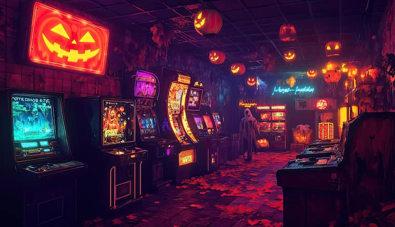 casino halloween-tema