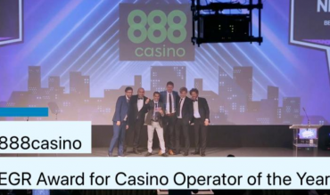 888casino vinder årets casino-operatør 2019 ved EGR Awards