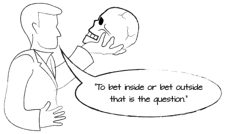 Skal man spille på de ydre eller de indre væddemål i roulette? Husets fordel er den samme, men spilleforløbet er bestemt ikke!