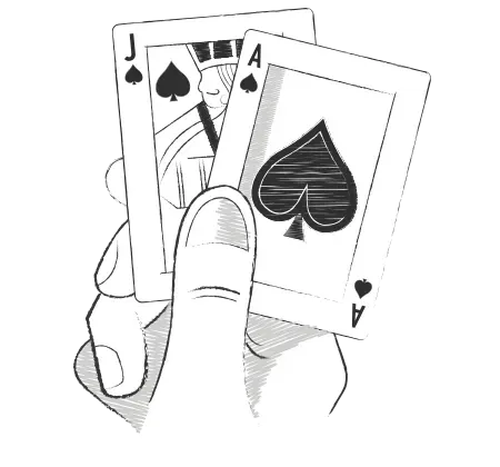 Før du for alvor kan spille blackjack, så må du lære de grundlæggende blackjackregler, etikette, og forstå hvad der adskiller blackjack fra de andre casino spil