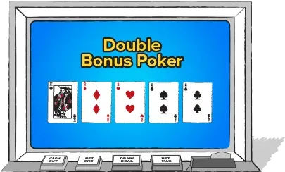 Den fulde version af Double Bonus Poker giver 10 til en for et Fuldt Hus, 7 til 1 for en Flush og 5 til 1 for en Straight.