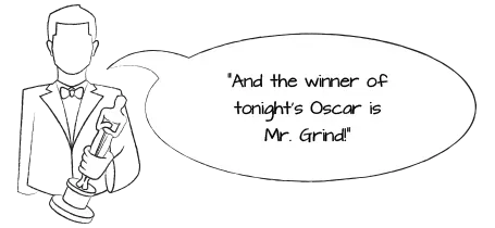 Oscar’s Grind er et meget enkelt rouletteindsatssystem. Så snart du kommer en enhed foran, så går du tilbage til kun at satse en enhed