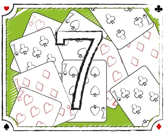 Super Sevens er et sidevæddemål i blackjack, hvor det gælder om at få så mange 7’ere så muligt. Her kan man får en udbetaling på 5.000 til 1 – hvis man altså er heldig!