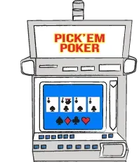 Pick’em Poker spilles på en helt anden måde end alle de andre former for video poker.