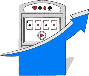 I video poker med en progressiv jackpot ændrer kravene til din pengebeholdning, variansen og strategien sig konstant.
