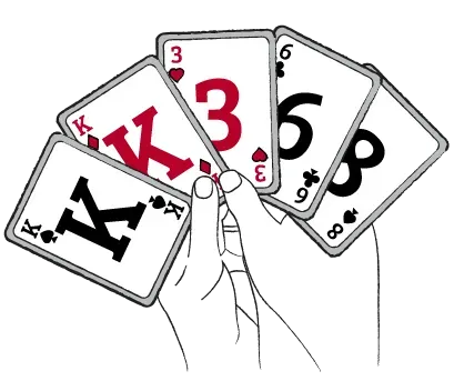 Det kræver ikke megen intuition at finde ud af hvordan man spiller en hånd som Ks Kr 3h 6k 8s i video poker