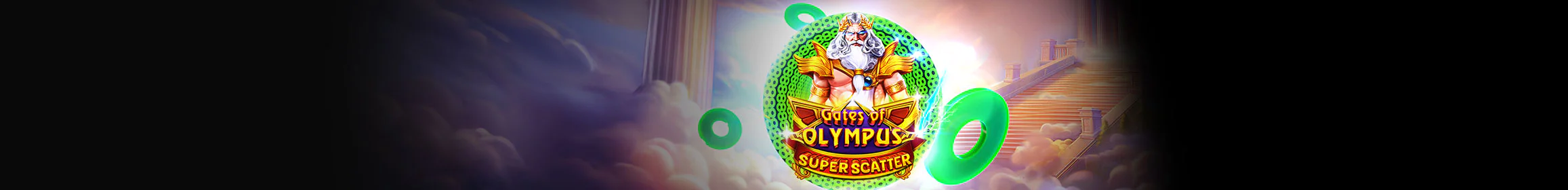 Gates of Olympus Super Scatter Banner
