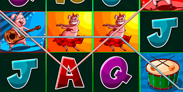 party pigs wild scatter win