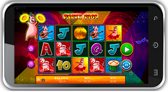 playing party pigs online slots on mobile